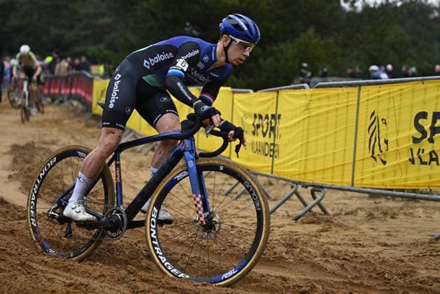 Dutch Lars Van Der Haar and pictured in action during the men s elite race at the Sluitingsprijs Oostmalle cyclocross race, Sunday 22 February 2026, in Oostmalle, the last race of the 2025-2026 cyclocross season. LUCxCLAESSEN  x164535786x