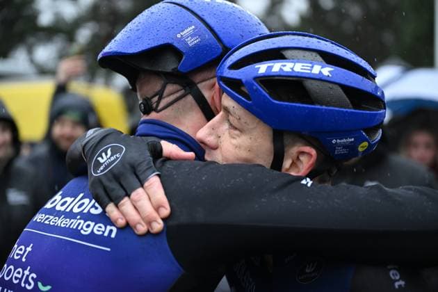 Dutch Lars Van Der Haar and pictured after the men s elite race at the Sluitingsprijs Oostmalle cyclocross race, Sunday 22 February 2026, in Oostmalle, the last race of the 2025-2026 cyclocross season. LUCxCLAESSEN  x164536009x