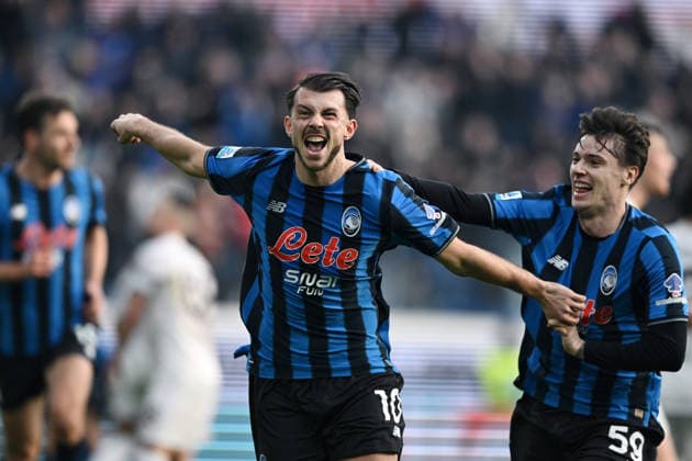 Db Bergamo 22 02 2026 - campionato di calcio serie A Atalanta-Napoli foto Daniele Buffa Image nella foto: esultanza gol Lazar Samardzic 