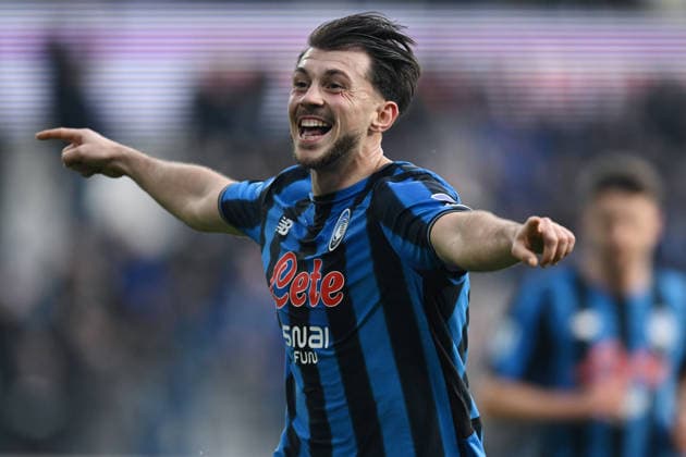 Db Bergamo 22 02 2026 - campionato di calcio serie A Atalanta-Napoli foto Daniele Buffa Image nella foto: esultanza gol Lazar Samardzic 