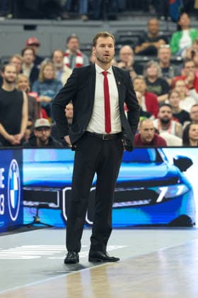 Anton Gavel BMA365 Bamberg Baskets, Head Coach , GER, BMA365 Bamberg Baskets vs Alba Berlin, Basketball, BBL Cup, BMW TOP FOUR, Final, Season 2025 2026, 22 02 2026, GER, BMA365 Bamberg Baskets vs Alba Berlin, Basketball, BBL Cup, BMW TOP FOUR, Final, Season 2025 2026, 22 02 2026 Muenchen Copyright: xEibner-Pressefoto JennixMaulx EP_JML
