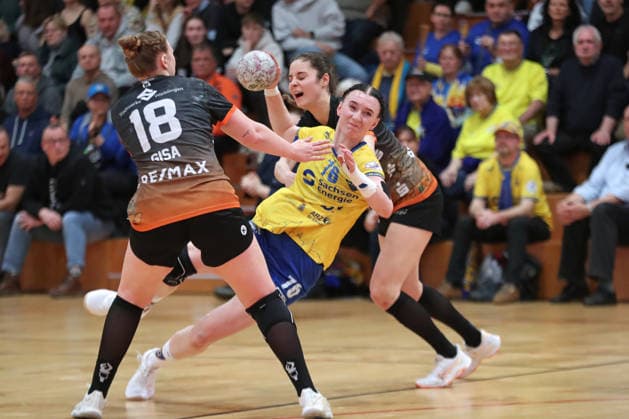 Handball, 2 Alsco HBF HC Leipzig VfL Waiblingen 22 02 2026 Lisa Lammich 76, HC Leipzig fights its way through 2 Alsco Handball Bundesliga Women, HBF, Season 2025 2026, 19 Matchday HC Leipzig vs VfL Waiblingen on 22 02 2026 at Sporthalle Brüderstraße Leipzig Copyright: xBEAUTIFULxSPORTS JanxKaeferx