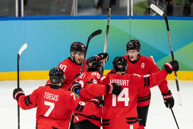 Ice hockey, Eishockey - Milano Cortina 2026 Winter Olympics: Day 16 Cale Makar, celebration during Milano Cortina 2026 Winter Olympics Figure Ice Hockey final match Canada vs United States at Milano Santagiulia Ice Hockey Arena in Milan on February 22, 2026 Milan Italy  Copyright: xFotoxOlimpikx originalFilename:jastrzebowski-icehocke260222_npWgf.jpg