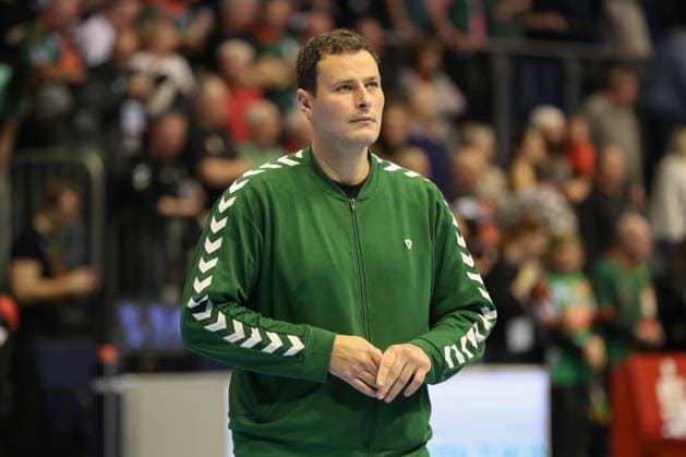 22 02 2026, xgox, Handball Daikin HBL SC Magdeburg GWD Minden emspor, v l Nils Torbrügge Minden Magdeburg