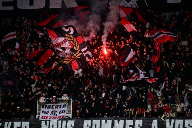 FOOTBALL : OGC Nice VS FC Lorient - Ligue 1 McDonald s - 22 02 2026 Ligue 1 McDonald™s match between OGC Nice and Football Club de Lorient on February 22, 2026 at the Allianz Riviera Stadium in Nice. NiceFrance  Copyright: xWilliamxCannarellax