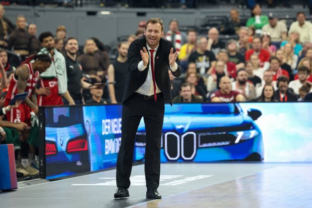 Anton Gavel BMA365 Bamberg Baskets, Head Coach gestures, GER, BMA365 Bamberg Baskets vs Alba Berlin, Basketball, BBL Cup, BMW TOP FOUR, Final, Season 2025 2026, 22 02 2026, GER, BMA365 Bamberg Baskets vs Alba Berlin, Basketball, BBL Cup, BMW TOP FOUR, Final, Season 2025 2026, 22 02 2026 Muenchen Copyright: xEibner-Pressefoto JennixMaulx EP_JML