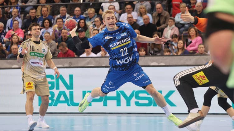 Stuttgart , Handball Daikin Bundesliga TVB Stuttgart vs TSV Hannover Burgdorf , Torben Matzken TVB