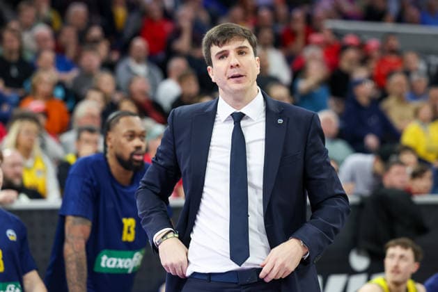 Pedro Calles Alba Berlin, Head Coach , GER, BMA365 Bamberg Baskets vs Alba Berlin, Basketball, BBL Cup, BMW TOP FOUR, Final, Season 2025 2026, 22 02 2026, GER, BMA365 Bamberg Baskets vs Alba Berlin, Basketball, BBL Cup, BMW TOP FOUR, Final, Season 2025 2026, 22 02 2026 Muenchen Copyright: xEibner-Pressefoto JennixMaulx EP_JML