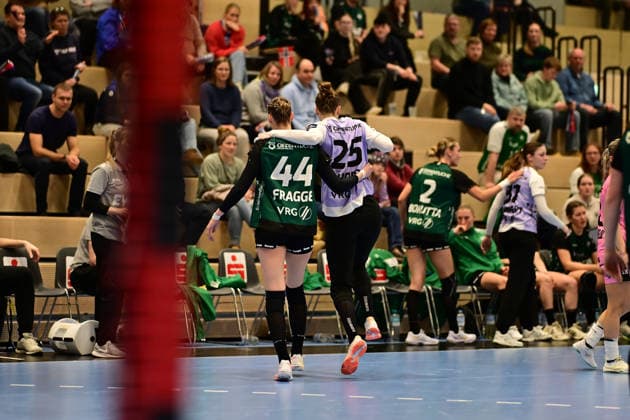 Handball I Women I Season 2025 2026 I EHF European League I VfL Oldenburg Tertnes Bergen I 22 02 2026 Madita Kohorst 25, VfL Oldenburg has to leave the field injured Buxtehude Halle Nord NEW Lower Saxony Germany Copyright: xLobeca FelixxSchlikisx