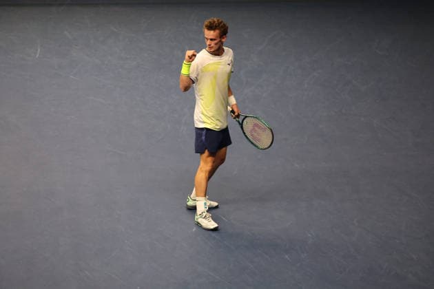 TENNIS : Finale simple Play In Challenger Lille 2026 - ATP, Tennis Herren 125 Challenger Tour - 22 02 2026 Luca VAN ASSCHE (France) lors de la finale simple au Play In Challenger Lille 2026, ATP 125 Challenger Tour, le 22 fÃ vrier 2026 - photo Laurent Sanson PsnewZ  Copyright: xLaurentxSANSONx xPsnewZx