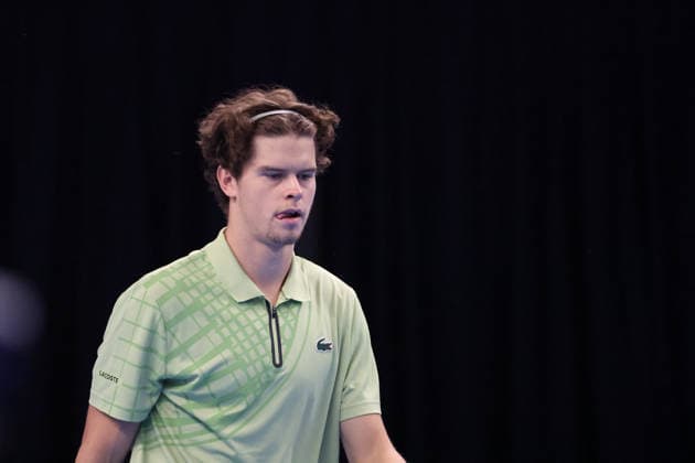 TENNIS : Finale simple Play In Challenger Lille 2026 - ATP, Tennis Herren 125 Challenger Tour - 22 02 2026 Alexander BLOCKX (Belgique) lors de la finale simple au Play In Challenger Lille 2026, ATP 125 Challenger Tour, le 22 fÃ vrier 2026 - photo Laurent Sanson PsnewZ  Copyright: xLaurentxSANSONx xPsnewZx