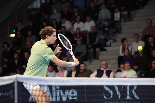 TENNIS : Finale simple Play In Challenger Lille 2026 - ATP, Tennis Herren 125 Challenger Tour - 22 02 2026 Alexander BLOCKX (Belgique) lors de la finale simple au Play In Challenger Lille 2026, ATP 125 Challenger Tour, le 22 fÃ vrier 2026 - photo Laurent Sanson PsnewZ  Copyright: xLaurentxSANSONx xPsnewZx