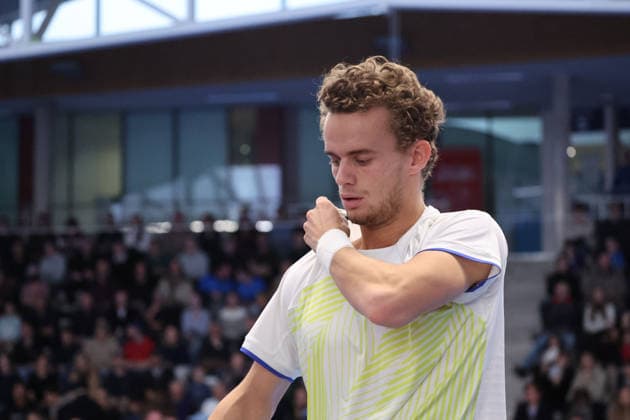 TENNIS : Finale simple Play In Challenger Lille 2026 - ATP, Tennis Herren 125 Challenger Tour - 22 02 2026 Luca VAN ASSCHE (France) lors de la finale simple au Play In Challenger Lille 2026, ATP 125 Challenger Tour, le 22 fÃ vrier 2026 - photo Laurent Sanson PsnewZ  Copyright: xLaurentxSANSONx xPsnewZx