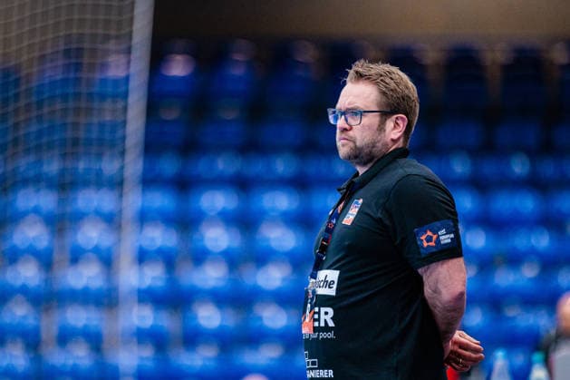 Steffen Birkner HSG Blomberg Lippe, Coach GER, HSG Blomberg Lippe GER vs MOL Esztergom HUN , Handball, EHF European League Women, Group Phase, 22 02 2026 GER, HSG Blomberg Lippe GER vs MOL Esztergom HUN , Handball, EHF European League Women, Group Phase, 22 02 2026 Lemgo Copyright: xEibner-Pressefoto JanxRollingerx EP_JSK