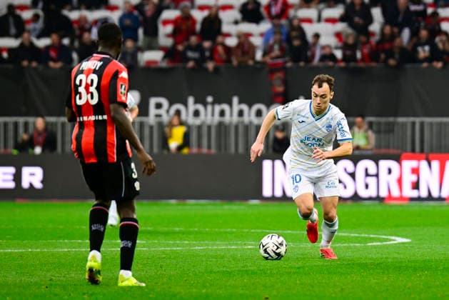 FOOTBALL : OGC Nice VS FC Lorient - Ligue 1 McDonald s - 22 02 2026 Pablo Pagis (FC Lorient) - Ligue 1 McDonald™s match between OGC Nice and Football Club de Lorient on February 22, 2026 at the Allianz Riviera Stadium in Nice. NiceFrance  Copyright: xWilliamxCannarellax