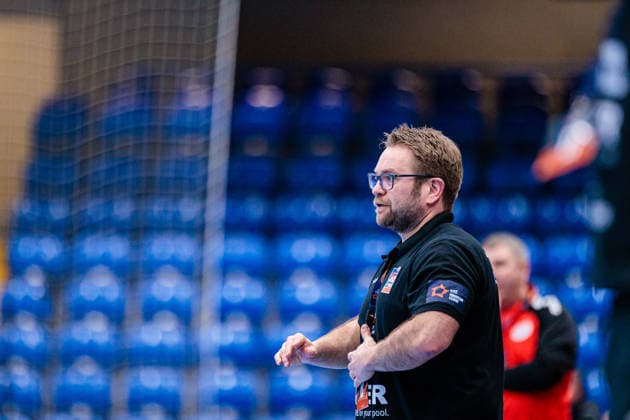 Steffen Birkner HSG Blomberg Lippe, Coach GER, HSG Blomberg Lippe GER vs MOL Esztergom HUN , Handball, EHF European League Women, Group Phase, 22 02 2026 GER, HSG Blomberg Lippe GER vs MOL Esztergom HUN , Handball, EHF European League Women, Group Phase, 22 02 2026 Lemgo Copyright: xEibner-Pressefoto JanxRollingerx EP_JSK