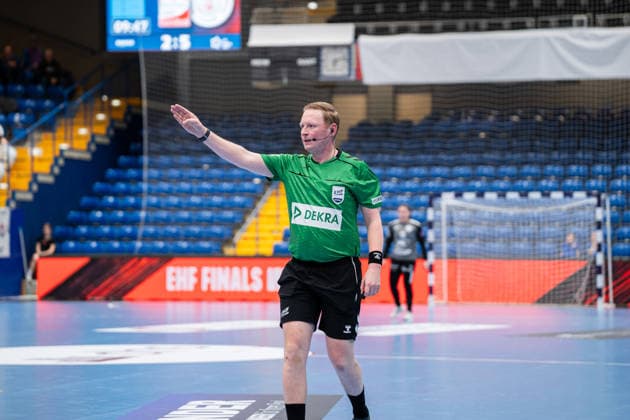 HSG Blomberg Lippe GER vs MOL Esztergom HUN , Handball, EHF European League Women, Group Phase, 22 2 2026, Season 2025 2026, Lemgo Koen Stobbe Referee Lemgo Phoenix Contact Arena Germany