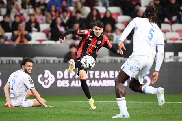OGC Nice v FC Lorient - Ligue 1 McDonald s 2025 2026 32 Kail BOUDACHE (ogcn) during the Ligue 1 McDonald s match between Nice and Lorient at Allianz Riviera on February 22, 2026 in Nice, France. Nice France  Copyright: xFEPx 776348295