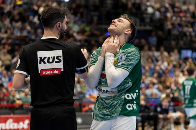 1 Handball Bundesliga Bergischer HC vs Füchse Berlin, 22 02 2026 DUESSELDORF, GERMANY FEBRUARY 22 Mathias Gidsel 19, Füchse Berlin during the HBL Bundesliga match between 1 Handball Bundesliga Bergischer HC vs Füchse Berlin at Mitsubishi Electric HALLE on Matchday 22 February 22, 2026 in Duesseldorf, Germany Copyright: xBEAUTIFULxSPORTS KennyxBeelex