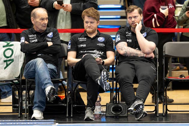 1 Handball Bundesliga Bergischer HC vs Füchse Berlin, 22 02 2026 DUESSELDORF, GERMANY FEBRUARY 22 Markus Pütz coach Bergischer HC and Arnor Gunnarsson coach Bergischer HC during the HBL Bundesliga match between 1 Handball Bundesliga Bergischer HC vs Füchse Berlin at Mitsubishi Electric HALLE on Matchday 22 February 22, 2026 in Duesseldorf, Germany Copyright: xBEAUTIFULxSPORTS KennyxBeelex