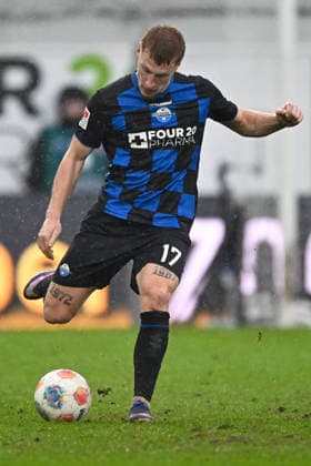 Paderborn, Home Deluxe Arena, 22 02 26, GER, Herren, 2 Bundesliga, Saison 2025 2026, SC Paderborn 07 Hertha BSC Berlin Bild Laurin CURDA Paderborn DFL regulations prohibit any use of photographs as image sequences and or quasi video NRW Germany