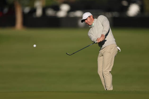 February 22, 2026, Pacific Palisades, California, USA: RORY MCILROY plays a shot on to the 15th green during the second round of the Genesis Invitational at the Riviera Country club in Pacific Palisades, California. Golf_PGATour_Genesis_Invitational  - ZUMAt158 20260222_zsp_t158_045 Copyright: xBrentonxTsex