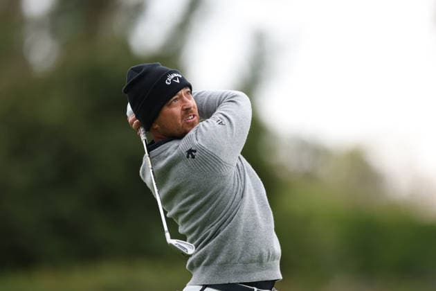 February 22, 2026, Pacific Palisades, California, USA: XANDER SCHAUFFELE tees off on the 14th hole during the first round of the Genesis Invitational at the Riviera Country club in Pacific Palisades, California. Pacific Palisades USA - ZUMAt158 20260222_zsp_t158_042 Copyright: xBrentonxTsex