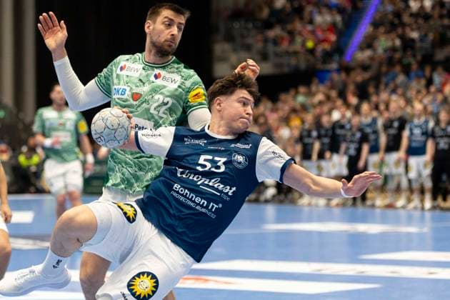1 Handball Bundesliga Bergischer HC vs Füchse Berlin, 22 02 2026 DUESSELDORF, GERMANY FEBRUARY 22 Soeren Steinhaus 53, Bergischer HC during the HBL Bundesliga match between 1 Handball Bundesliga Bergischer HC vs Füchse Berlin at Mitsubishi Electric HALLE on Matchday 22 February 22, 2026 in Duesseldorf, Germany Copyright: xBEAUTIFULxSPORTS KennyxBeelex