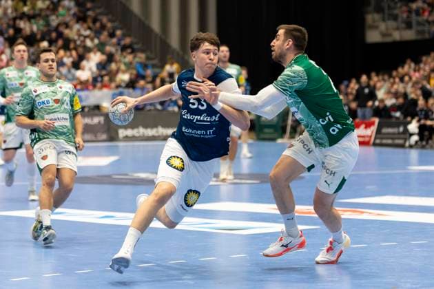 1 Handball Bundesliga Bergischer HC vs Füchse Berlin, 22 02 2026 DUESSELDORF, GERMANY FEBRUARY 22 Soeren Steinhaus 53, Bergischer HC during the HBL Bundesliga match between 1 Handball Bundesliga Bergischer HC vs Füchse Berlin at Mitsubishi Electric HALLE on Matchday 22 February 22, 2026 in Duesseldorf, Germany Copyright: xBEAUTIFULxSPORTS KennyxBeelex