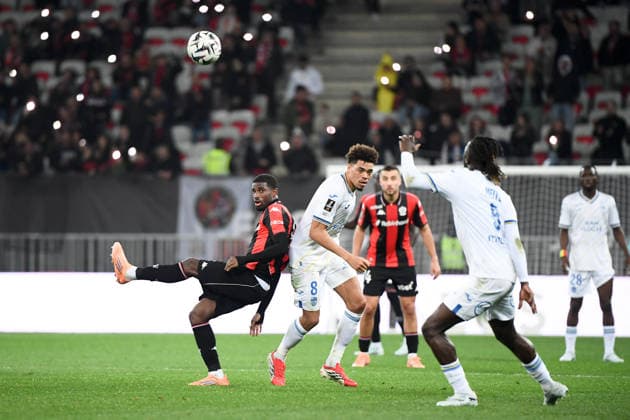 OGC Nice v FC Lorient - Ligue 1 McDonald s 2025 2026 25 Mohamed-Ali CHO (ogcn) - 08 Noah CADIOU (fcl) during the Ligue 1 McDonald s match between Nice and Lorient at Allianz Riviera on February 22, 2026 in Nice, France. Nice France  Copyright: xFEPx 776348295