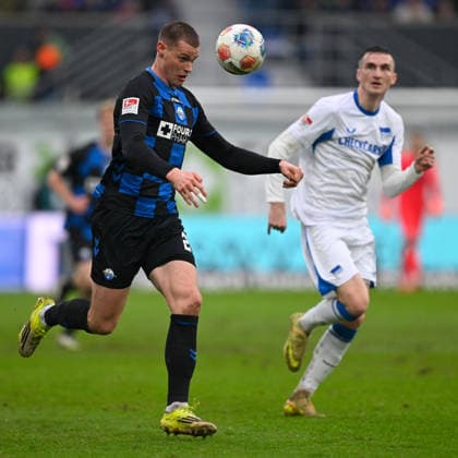 Paderborn, Home Deluxe Arena, 22 02 26, GER, Herren, 2 Bundesliga, Saison 2025 2026, SC Paderborn 07 Hertha BSC Berlin Bild Steffen TIGGES Paderborn DFL regulations prohibit any use of photographs as image sequences and or quasi video NRW Germany