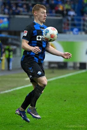 Paderborn, Home Deluxe Arena, 22 02 26, GER, Herren, 2 Bundesliga, Saison 2025 2026, SC Paderborn 07 Hertha BSC Berlin Bild Laurin CURDA Paderborn DFL regulations prohibit any use of photographs as image sequences and or quasi video NRW Germany
