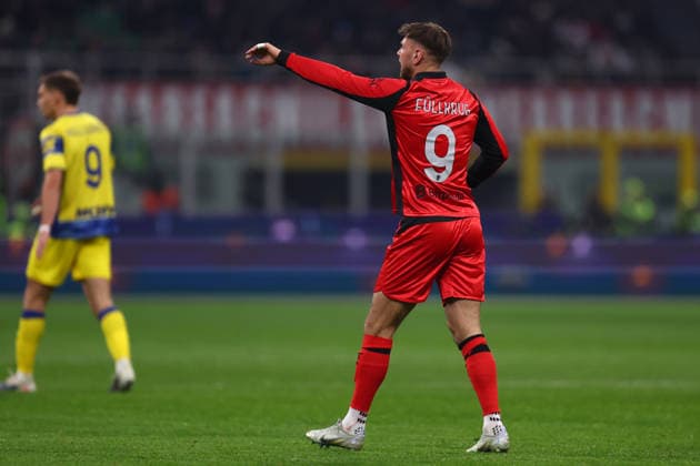 Ac Milan - Parma Calcio Niclas Fullkrug of Ac Milan gestures during the Serie A match beetween Ac Milan and Parma Calcio at Stadio Giuseppe Meazza on February 22 2026 in Milano, Italy . Milano Stadio Giuseppe Meazza Italy Copyright: xMarcoxCanonierox