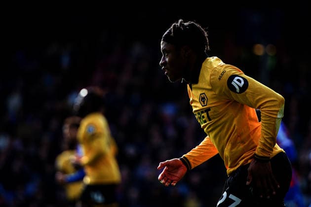 LONDON, ENGLAND - FEBRUARY 22: Jean-Ricner Bellegarde of Wolverhampton Wanderers during the Premier League match between Crystal Palace and Wolverhampton Wanderers at Selhurst Park on February 22, 2026 in London, England. (Photo by Pedro Porru) SPO  Copyright: xPedroxPorru