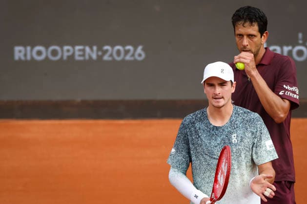 RIO DE JANEIRO (RJ), 22 02 2026- SPORTS TENNIS RIO OPEN - RIO OPEN 2026 ATP, Tennis Herren 500 - Doubles Final, match between Joao FONSECA (BRA) and Marcelo MELO (BRA) vs Constantin FRANTZEN (GER) and Robin HAASE (NED), held at the Jockey Club Brasileiro, Rio de Janeiro, this Sunday (22). (Photo: Renan Areias Photo Premium SPP) (Renan Areias, Renan Areias SPP) Copyright: xRenanxAreias,xRenanxAreiasx xSPPx spp-en-ReArReAr-renan_areias_photo_premium_343861