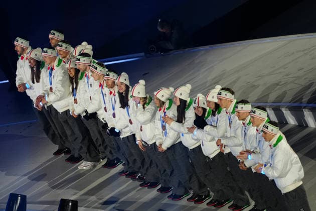 Closing ceremony of the 2026 Winter Olympics in Verona, Italy, Sunday, Feb. 22, 2026 (Photo Claudio Furlan LaPresse) Cerimonia di chiusura dei Giochi Olimpici Invernali 2026 a Verona, Italia, domenica 22 febbraio 2026 (Foto Claudio Furlan LaPresse)  Copyright: xClaudioxFurlan LaPressex