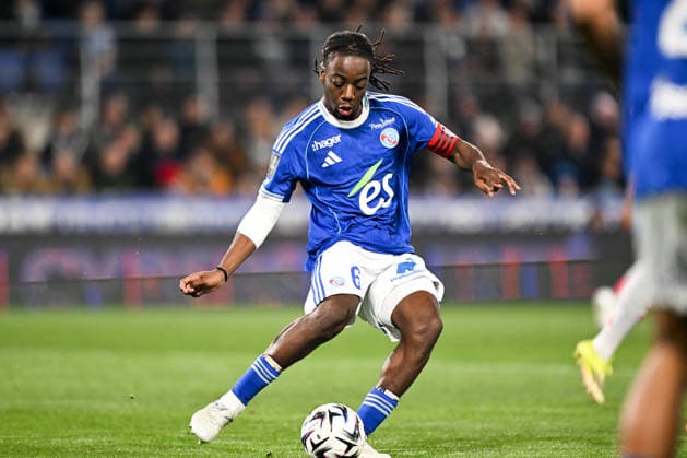 RC Strasbourg Alsace v Olympique Lyonnais - Ligue 1 McDonald s 06 Ismael DOUKOURE (rcsa) during the Ligue 1 McDonald s match between Strasbourg and Lyon at Stade de la Meinau on February 22, 2026 in Strasbourg, France. Strasbourg France  Copyright: xFEPx 776348297