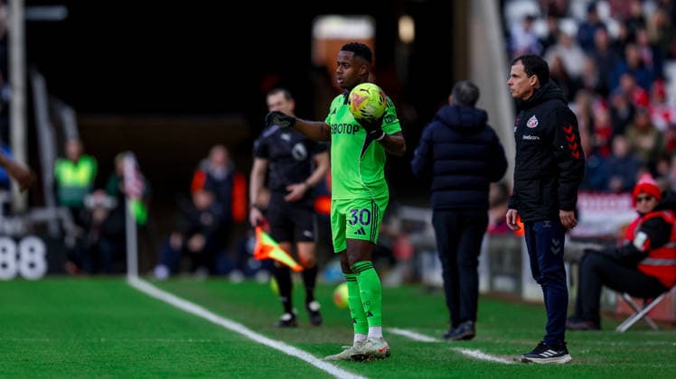 Sunderland v Fulham, Premier League Fulham defender Ryan Sessegnon (30) during the Premier League match between Sunderland and Fulham at the Stadium Of Light, Sunderland, UK on 22 February 2026. Editorial use only DataCo restrictions apply See www.football-dataco.com , Copyright: xSimonxDaviesx PSI-23794-0110