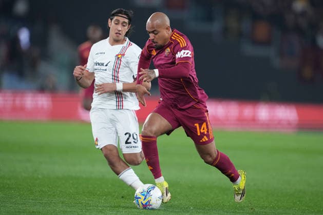 Roma™s Donyell Malen during the Serie A EniLive soccer match between Roma and Cremonese at the Rome s Olympic stadium, Italy - Sunday February 22, 2026 - Soccer ( Photo by Alfredo Falcone LaPresse )  Copyright: xAlfredoxFalcone LaPressex
