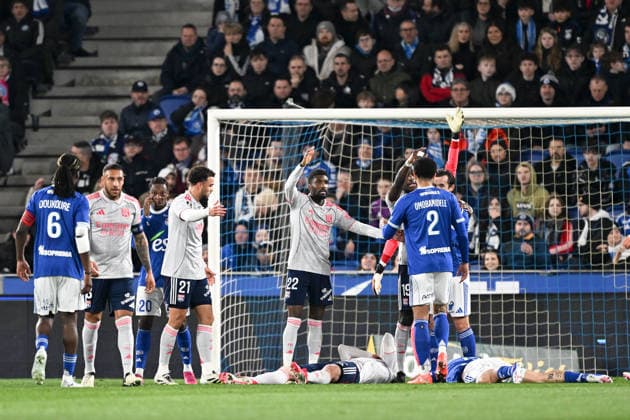 RC Strasbourg Alsace v Olympique Lyonnais - Ligue 1 McDonald s 22 Clinton MATA PEDRO LOURENCO (ol) during the Ligue 1 McDonald s match between Strasbourg and Lyon at Stade de la Meinau on February 22, 2026 in Strasbourg, France. Strasbourg France  Copyright: xFEPx 776348297