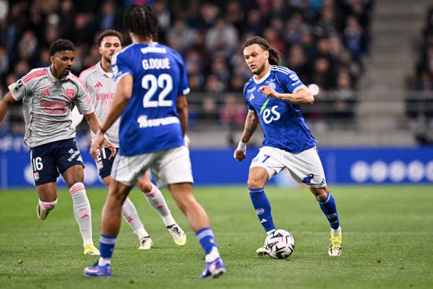 RC Strasbourg Alsace v Olympique Lyonnais - Ligue 1 McDonald s 07 Diego MOREIRA (rcsa) during the Ligue 1 McDonald s match between Strasbourg and Lyon at Stade de la Meinau on February 22, 2026 in Strasbourg, France. Strasbourg France  Copyright: xFEPx 776348297