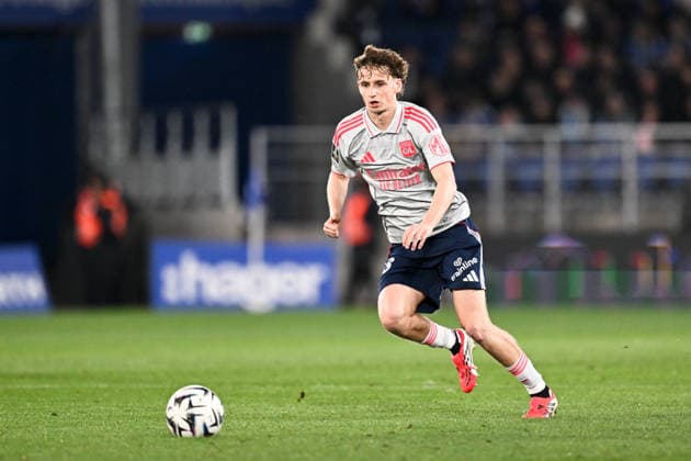 RC Strasbourg Alsace v Olympique Lyonnais - Ligue 1 McDonald s 23 Tyler MORTON (ol) during the Ligue 1 McDonald s match between Strasbourg and Lyon at Stade de la Meinau on February 22, 2026 in Strasbourg, France. Strasbourg France  Copyright: xFEPx 776348297