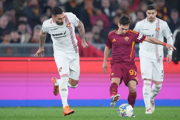 Roma™s Bryan Zaragoza during the Serie A EniLive soccer match between Roma and Cremonese at the Rome s Olympic stadium, Italy - Sunday February 22, 2026 - Soccer ( Photo by Alfredo Falcone LaPresse )  Copyright: xAlfredoxFalcone LaPressex