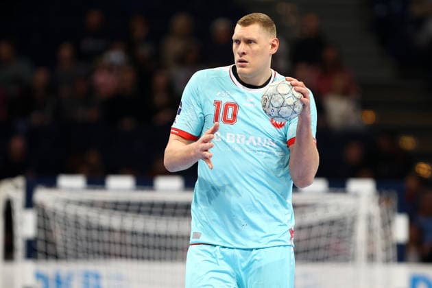10 Dainis Kristopans MT Melsungen Handball I Men I Bundesliga Daikin HBL I Season 2025 2026 I 22 Matchday I Handball Sport Verein Hamburg MT Melsungen I 22 02 2026 I Barclays Arena