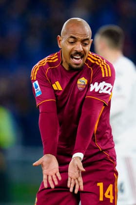 AS Roma v US Cremonese - Serie A Enilive Donyell Malen of AS Roma reacts during the serie Serie A Enilive match between AS Roma and US Cremonese at Stadio Olimpico on February 22, 2026 in Rome, Italy Rome Stadio Olimpico Lazio Italy Copyright: xGiuseppexMaffiax 260222_SerieA_Roma-Cremonese_06573