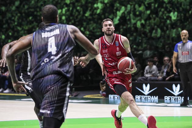 BASKET - Coppa Italia - Frecciarossa Final Eight 2026 - Final - EA7 Emporio Armani Milano vs Bertram Derthona Tortona 23 Guduruc Marko (EA7 Emporio Armani) during Frecciarossa Final Eight 2026 - Final - EA7 Emporio Armani Milano vs Bertram Derthona Tortona , Italian Basketball Cup Men match in Turin, Italy, February 22 2026 Turin Italy  Copyright: xIPAxSport ABACAx