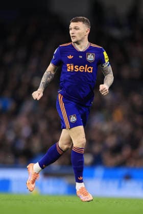Fußball Premier League Manchester City gegen Newcastle United 21. Februar 2026 Premier League Manchester City gegen Newcastle United Kieran Trippier von Newcastle United Foto Simon Stacpoole Abseits Manchester UK  Copyright: xSimonxStacpoolexOffside
