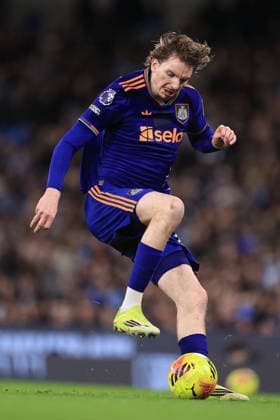 Fußball Premier League Manchester City gegen Newcastle United 21. Februar 2026 Premier League Manchester City gegen Newcastle United Nick Woltemade von Newcastle United Foto Simon Stacpoole Abseits Manchester UK  Copyright: xSimonxStacpoolexOffside