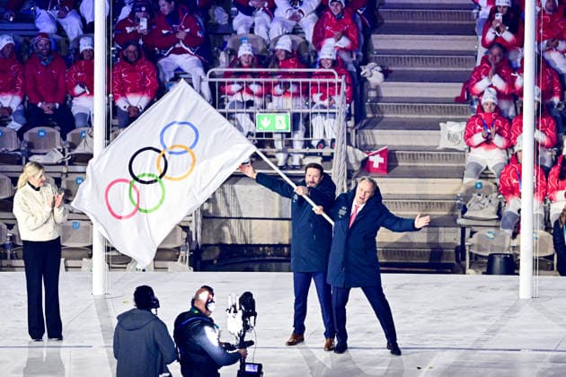 Olympic Closing Ceremony, at the Olympic Winter games, Winterspiele,Spiele, Summer games Milano Cortina 2026, at Verona Arena, on February 22, 2026 in Verona, Italy. Noxthirdxpartyxsales  aflo_320977538