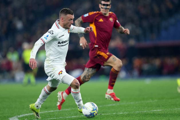 CALCIO - Serie A - AS Roma vs US Cremonese Rome, Italy - February 22, 2026: Jamie Vardy of Cremonese seen in action during the Serie A Enilive 2025-2026 football match between AS Roma vs US Cremonese at Olympic Stadium. Rome Italy  Copyright: xIPAxSport ABACAx